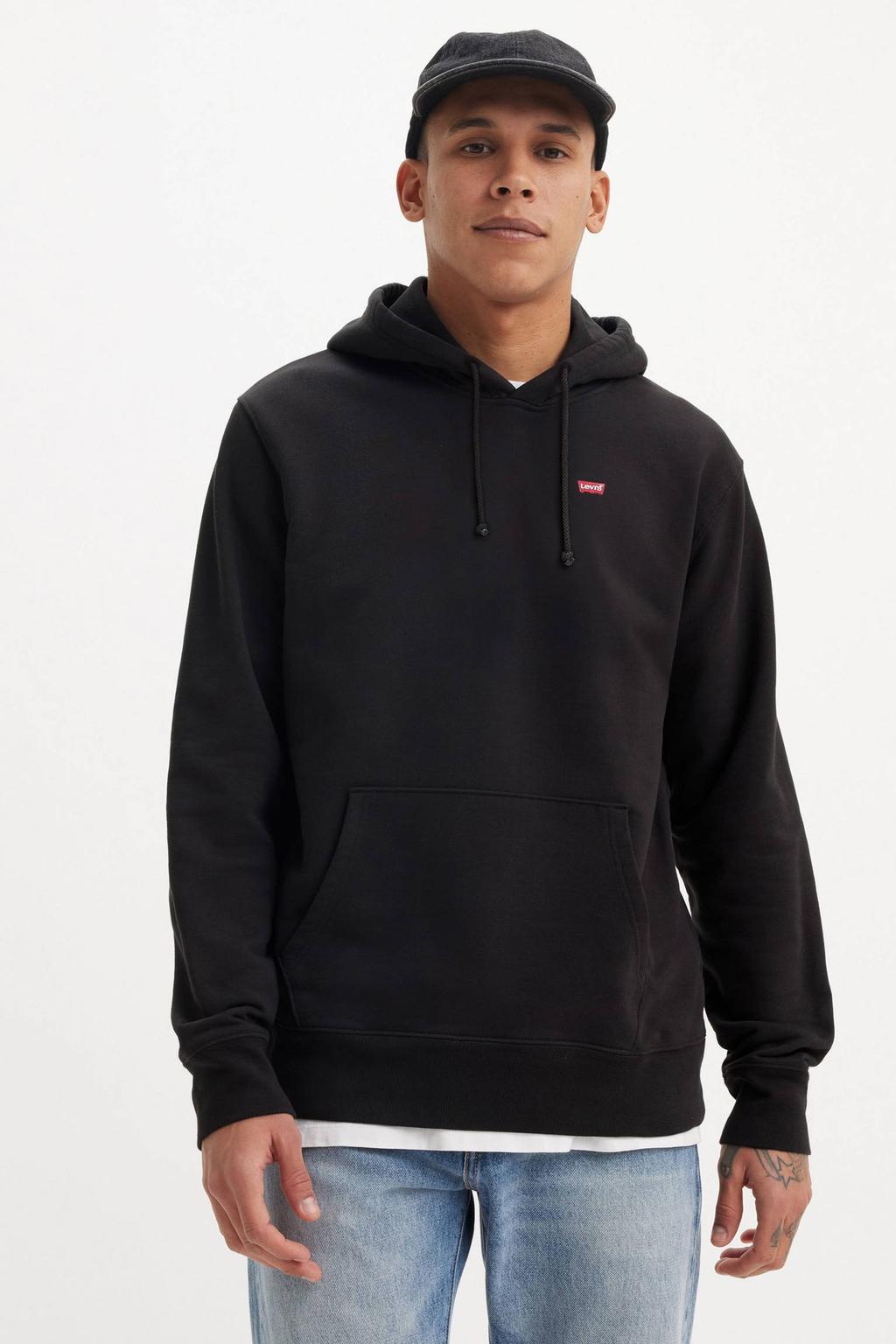 Levi's hoodie met logo zwart