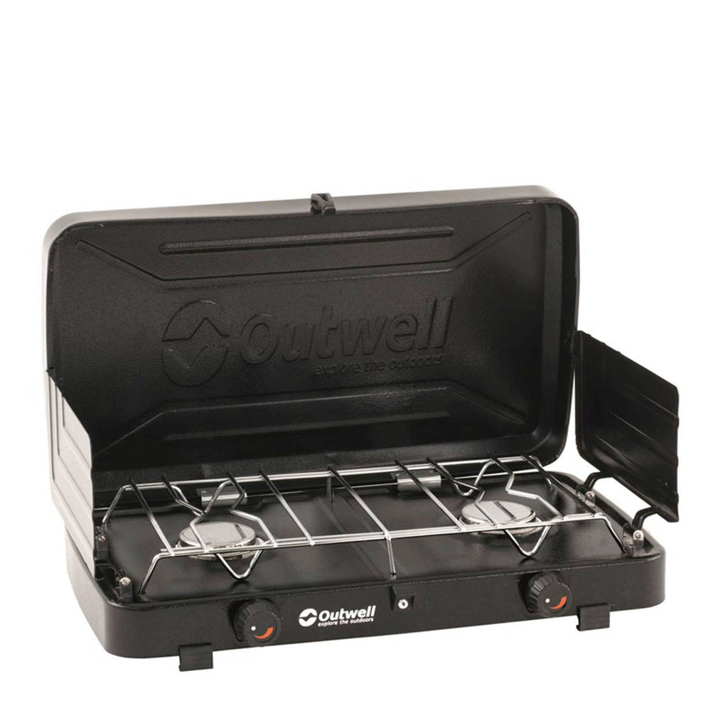 Outwell gasbrander Appetizer Duo, Zwart