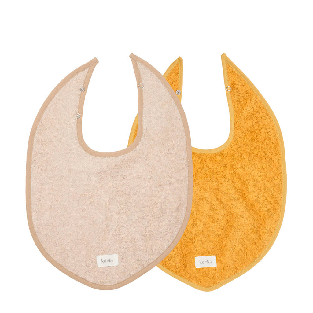 Koeka slab Dijon - set van 2 zand/oker, Zand/oker
