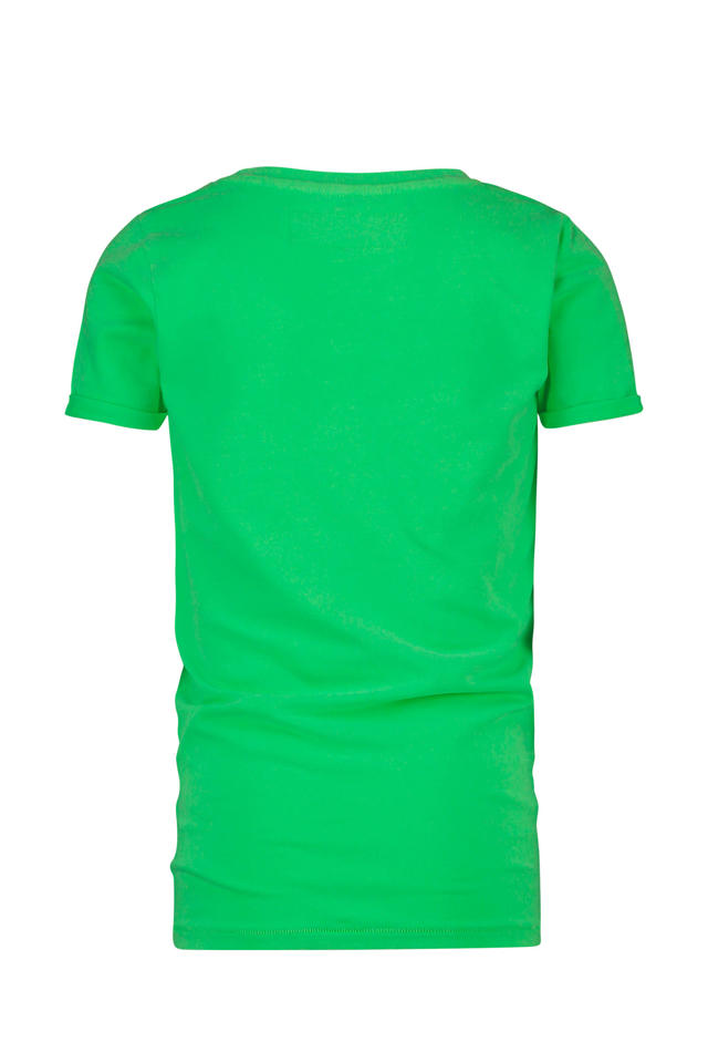 binnenvallen infrastructuur Mompelen Vingino T-shirt Hama met logo fel groen | wehkamp
