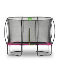EXIT Silhouette trampoline 305x214 cm, Roze / zwart