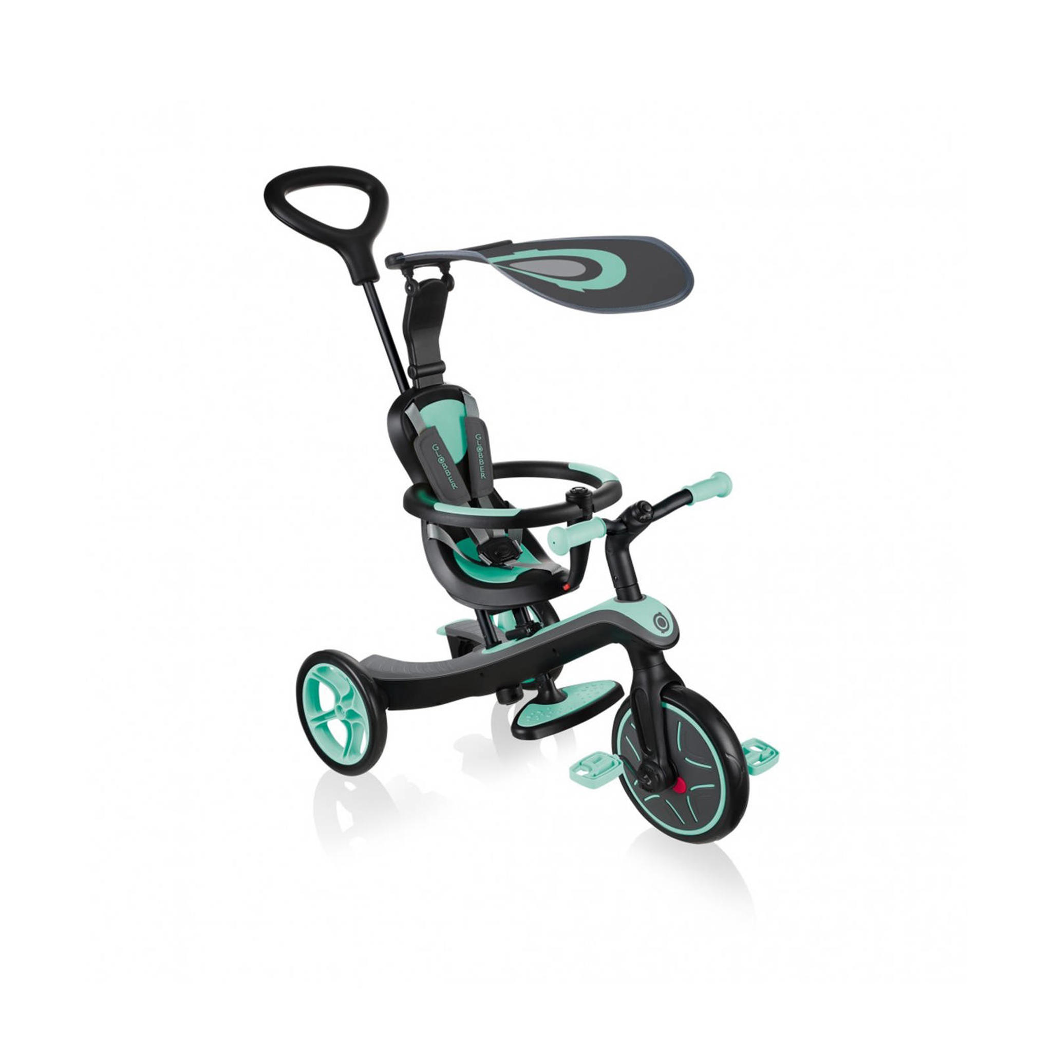 Globber Trike Explorer 4-in-1 Junior Blauw/Zwart | wehkamp
