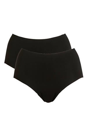 seamless slip Dream Organics (set van 2) zwart