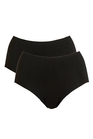 seamless slip Dream Organics (set van 2) zwart