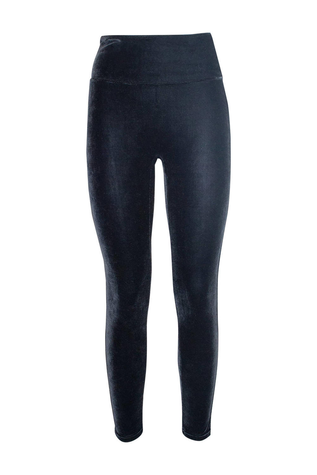 Zwarte dames MAGIC Bodyfashion corrigerende velvet legging van polyamide 