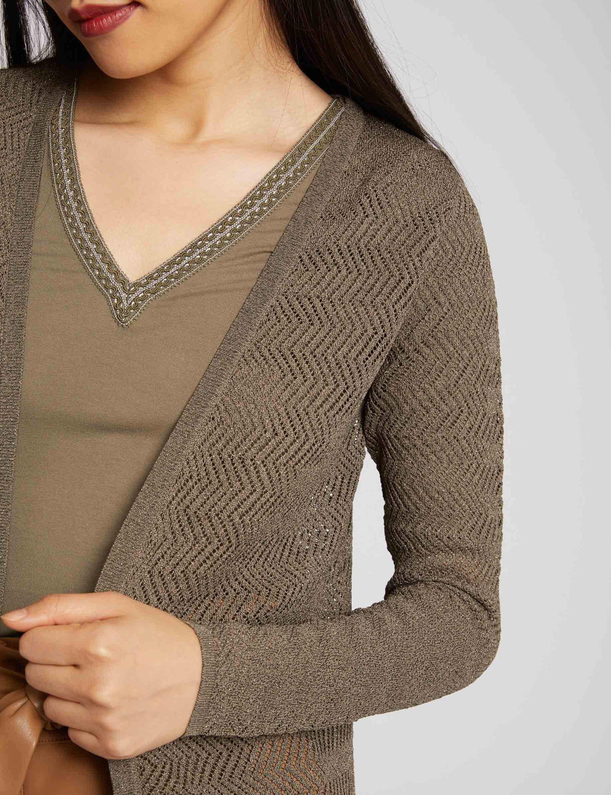 Morgan vest en glitters kaki kopen? | Morgen in huis | wehkamp