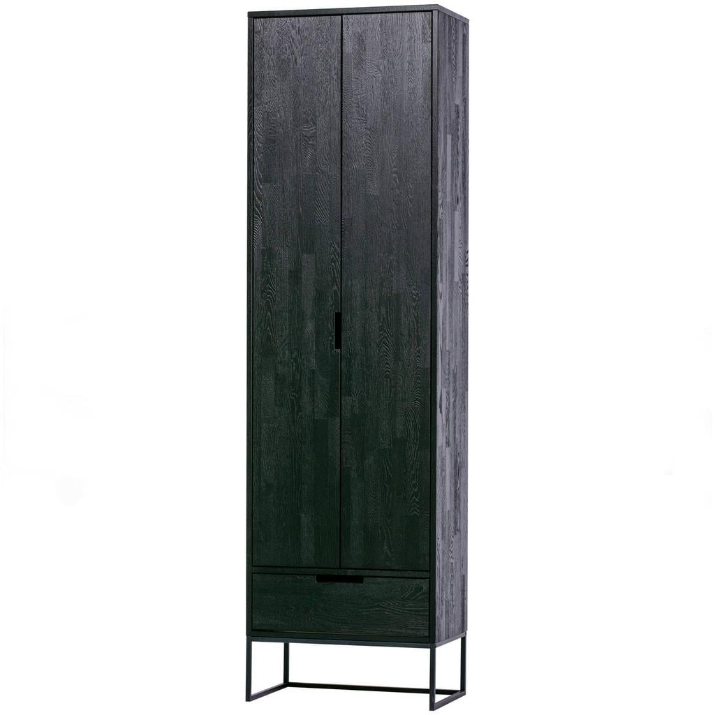 WOOOD WOOOD Silas Hoge Kast - Essen - Blacknight - 210x60x36