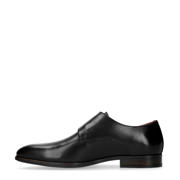 thumbnail: Manfield   leren gespschoenen zwart