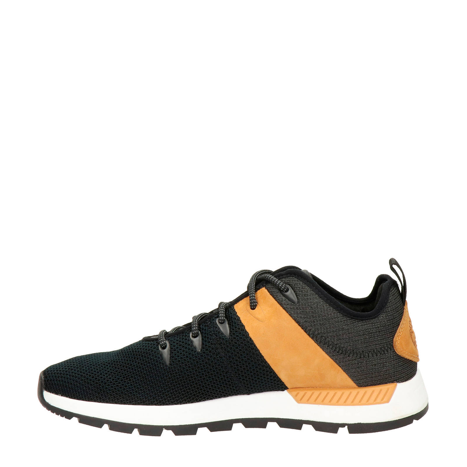 Timberland Sprint Trekker leren sneakers zwart/bruin | wehkamp