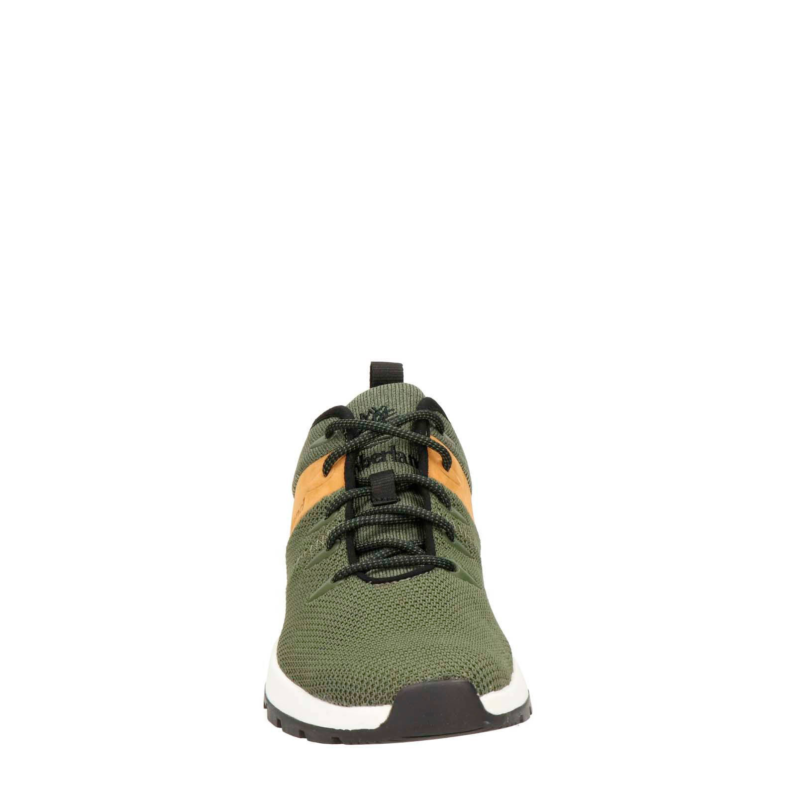 Timberland Sprint Trekker leren sneakers kaki/bruin | wehkamp