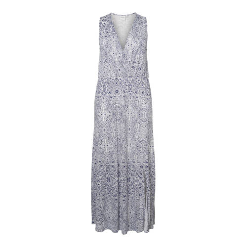 JUNAROSE maxi jurk met all over print blauw JUNAROSE maxi jurk met all over print blauw