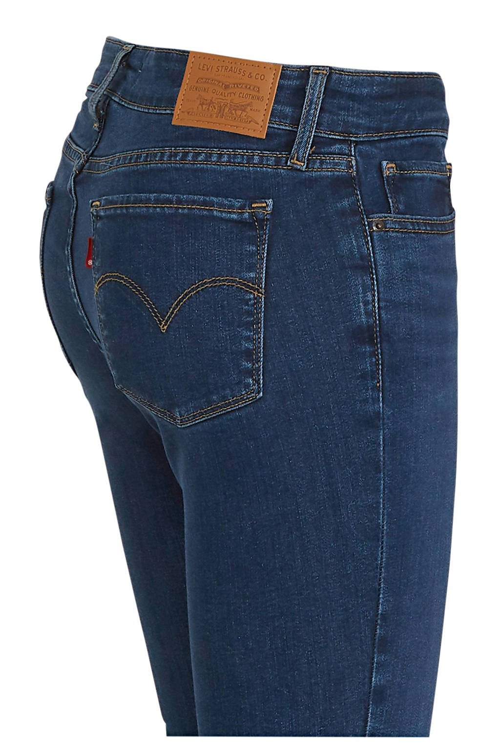 Voorkeursbehandeling feit verband Levi's 711 skinny jeans dark denim | wehkamp