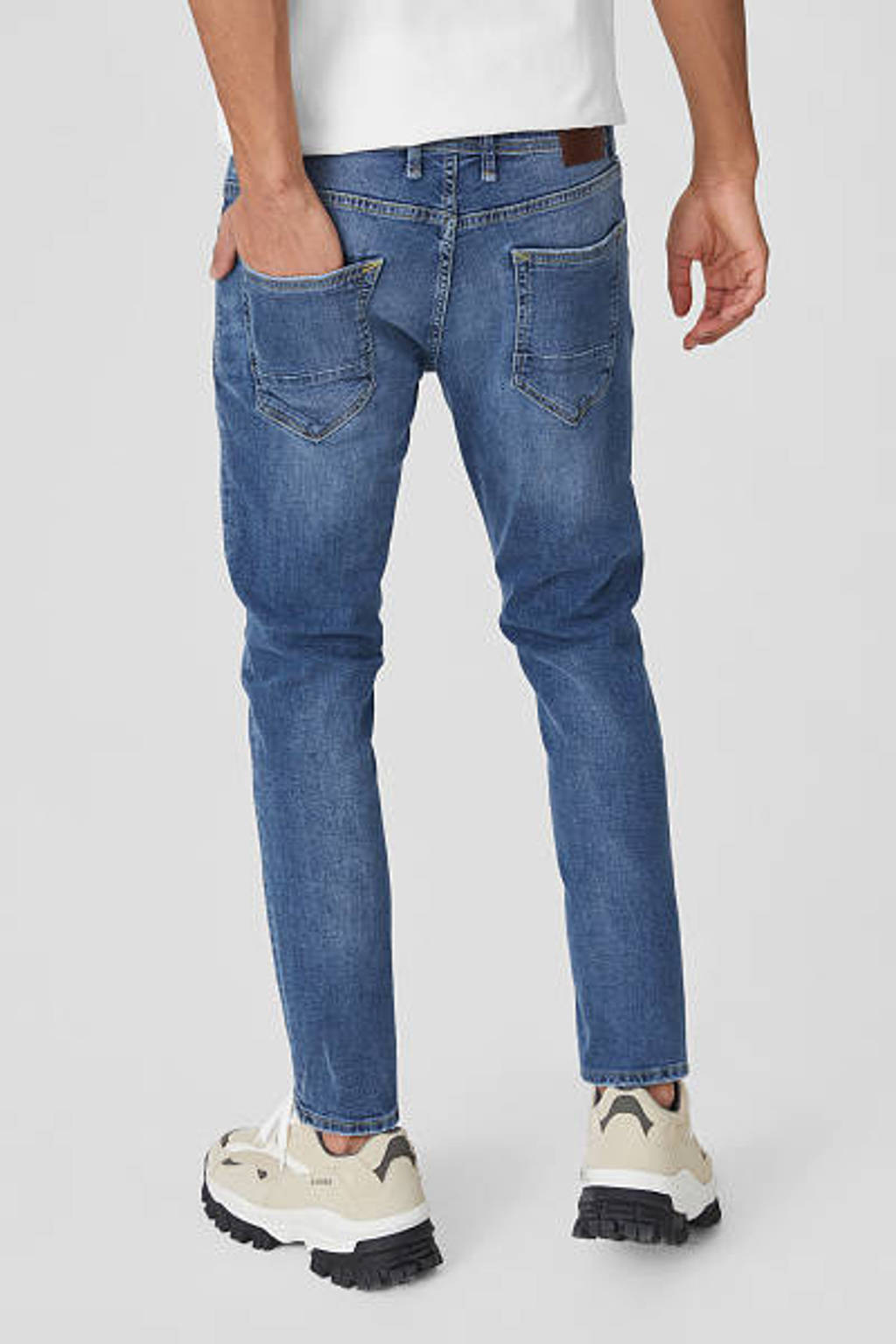 C&A Clockhouse slim fit jeans blauw wehkamp