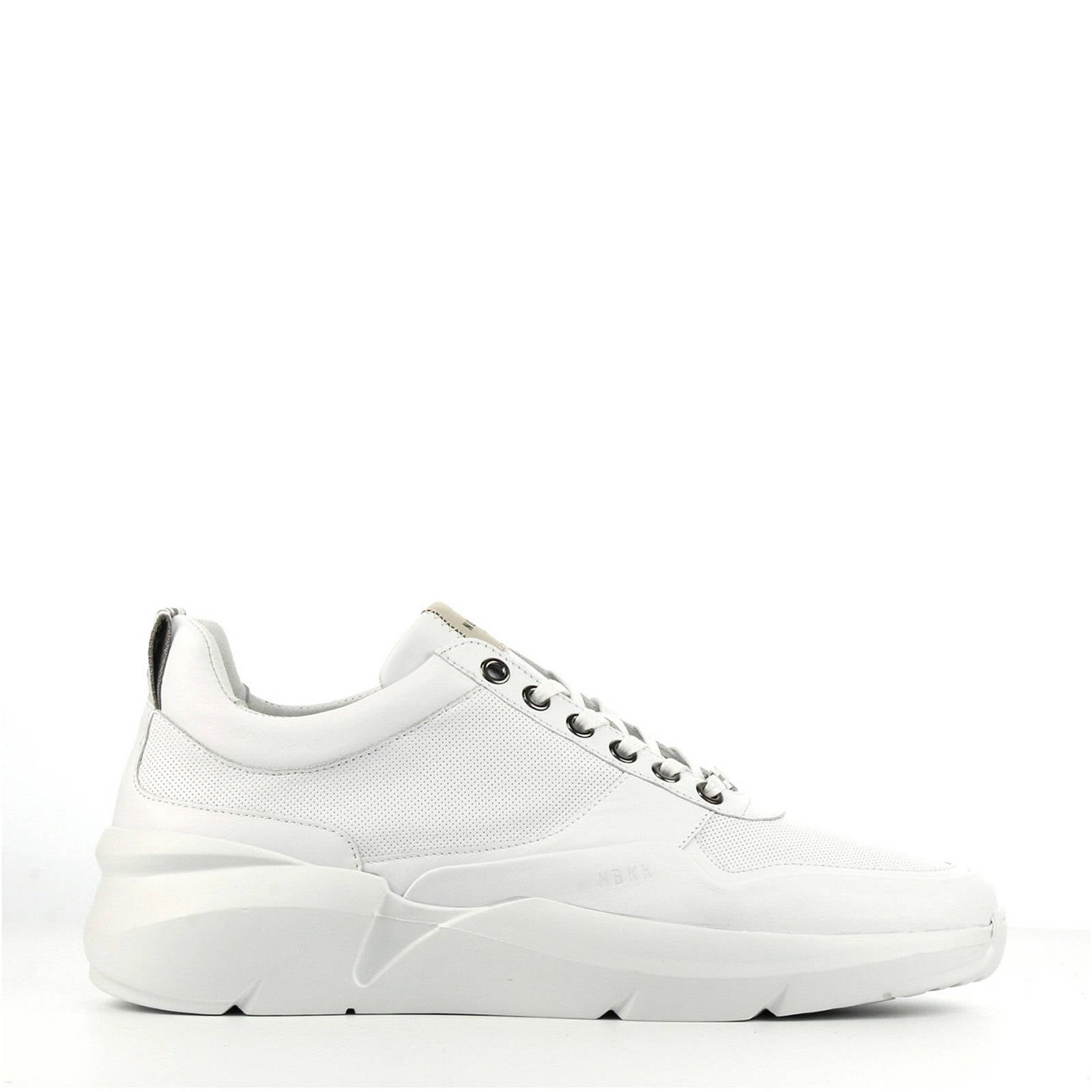 Nubikk Elven Tanuki leren dad sneakers wit | wehkamp
