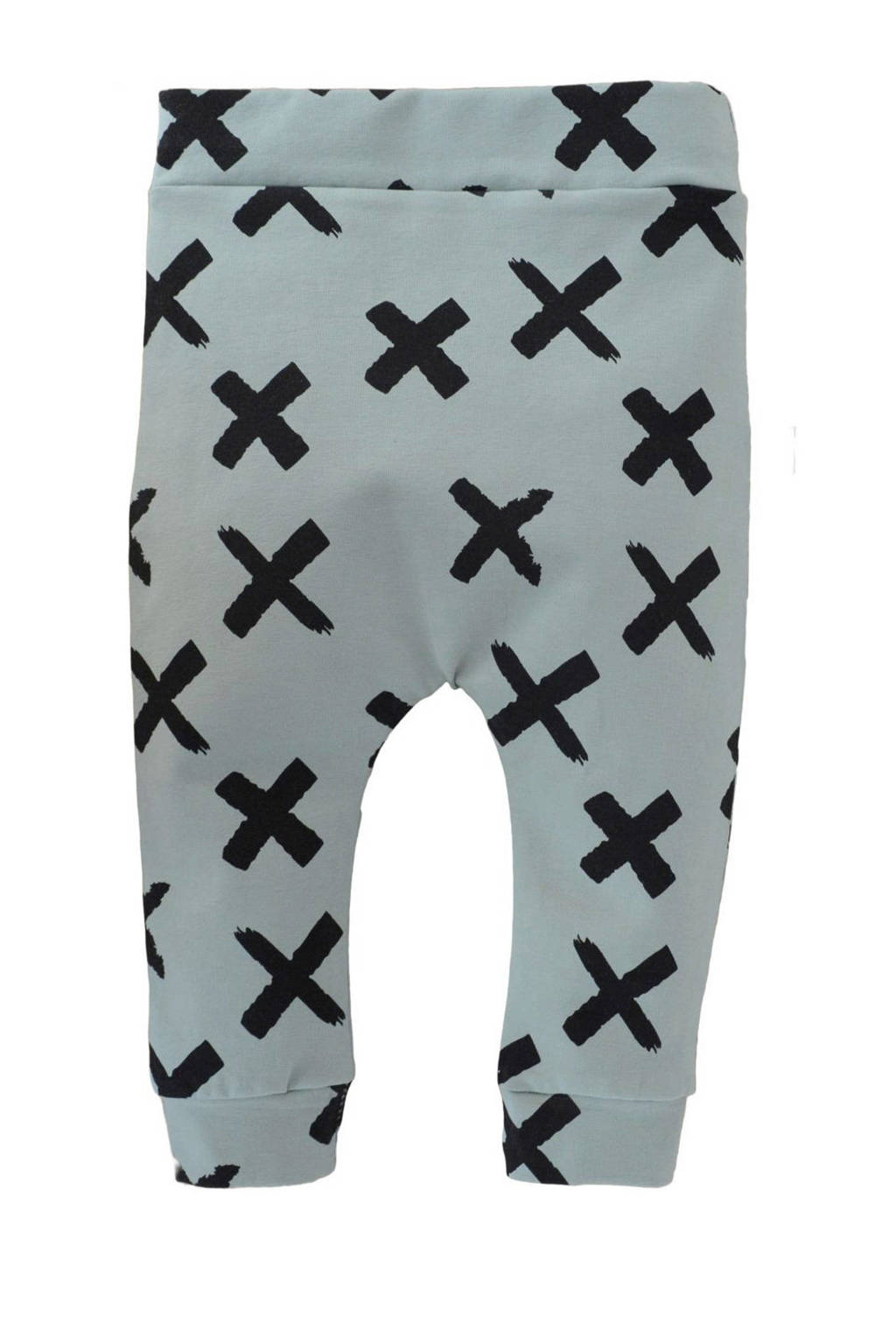 Babystyling broek met all over print mosgroen, Mosgroen