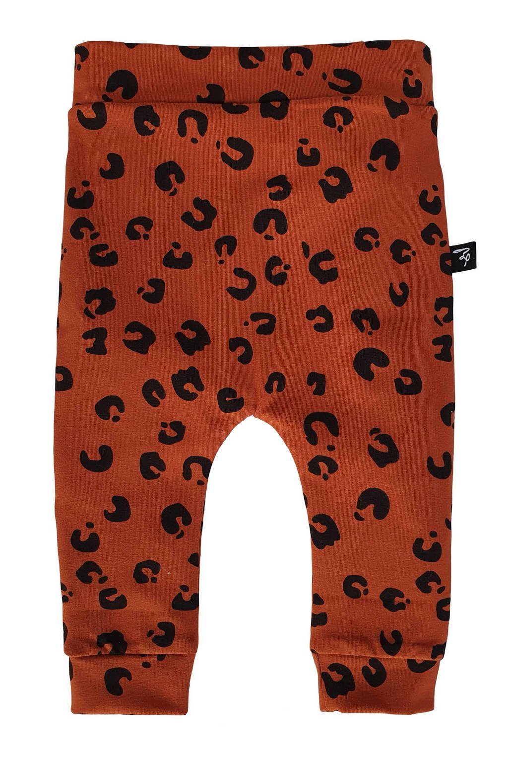 Babystyling broek met all over print roestkleur, Roestkleur