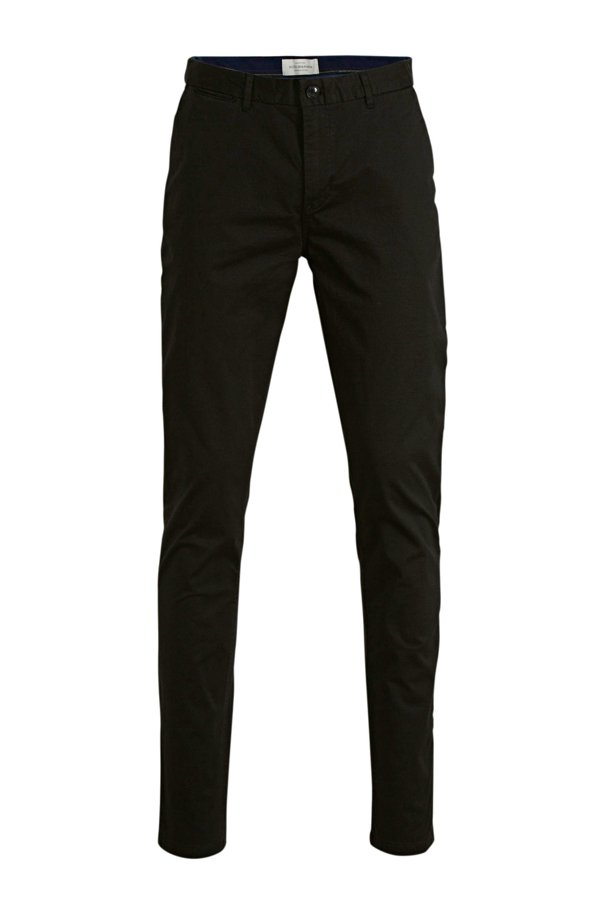 Scotch & Soda Stuart slim fit chino zwart | wehkamp
