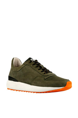 TG02 nubuck sneakers donkergroen