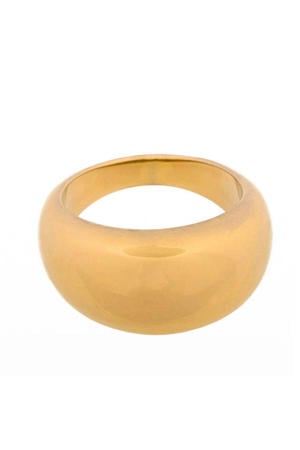 ring Bouble goudkleurig