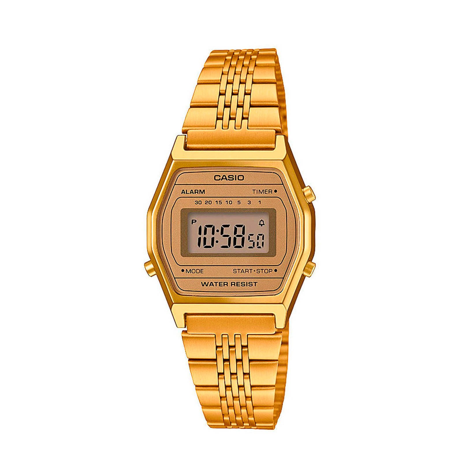 Gouden best sale casio horloge