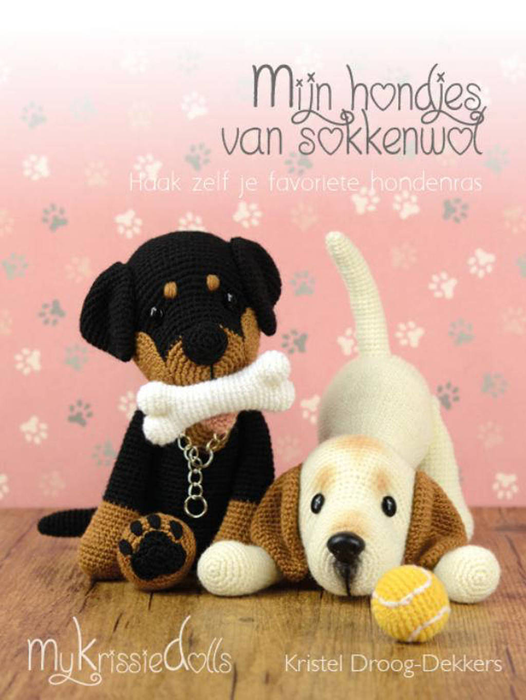 Mijn hondjes van sokkenwol - Kristel Droog-Dekkers