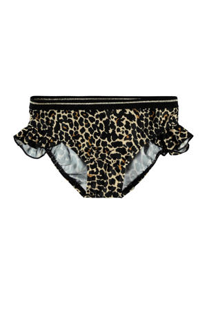 bikini Fliria met panterprint zwart