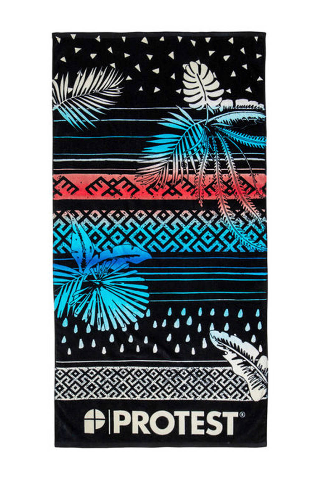 Protest strandlaken Manfred (80x160 cm) True Black, True black