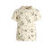 Little Indians baby T-shirt T Shirt Wild Stars met all over print ecru/zwart