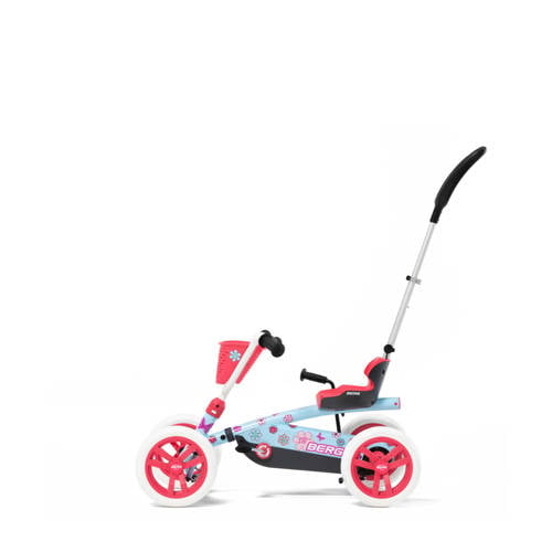 BERG Skelter Buzzy Bloom 2-in-1 incl. duwstang blauw/roze 2-5 jaar