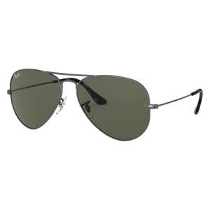 zonnebril AVIATOR LARGE METAL grijs