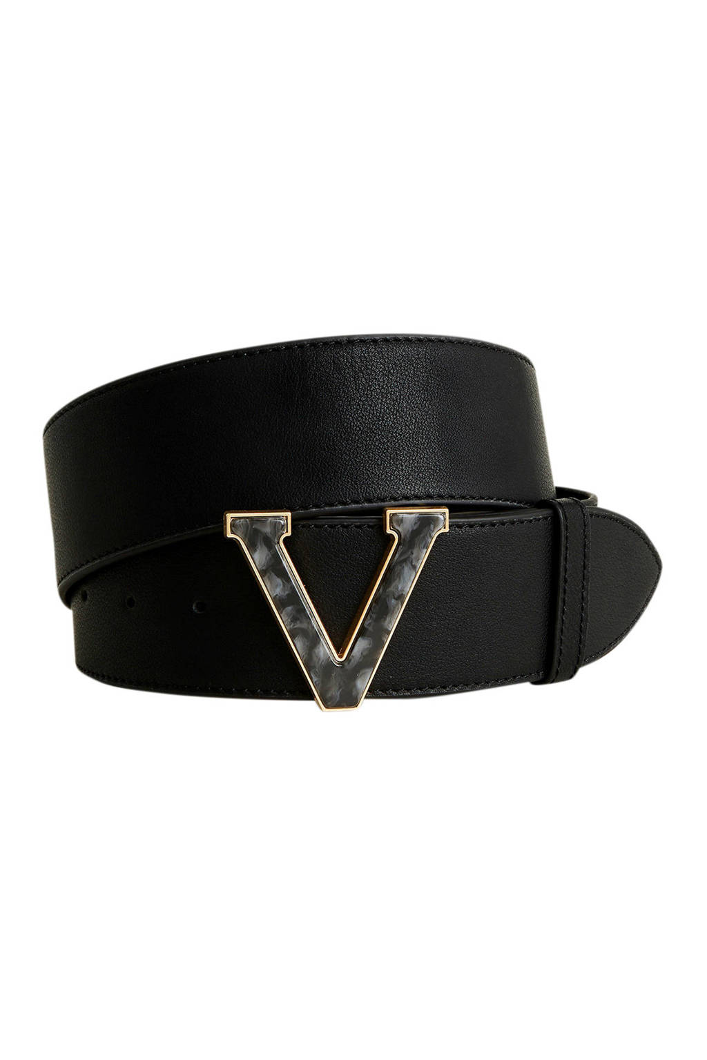 JOSH V riem Ada zwart/zilver, Zwart/zilver