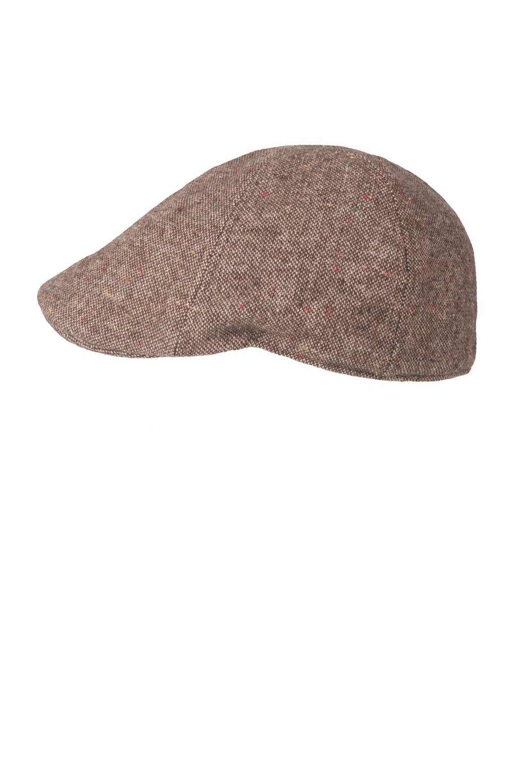 HATLAND flatcap Twan bruin, Bruin