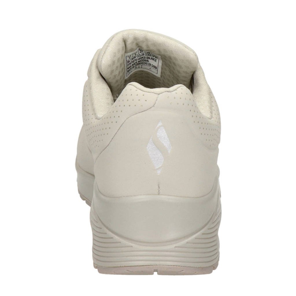 skechers uno two for the show sneakers beige