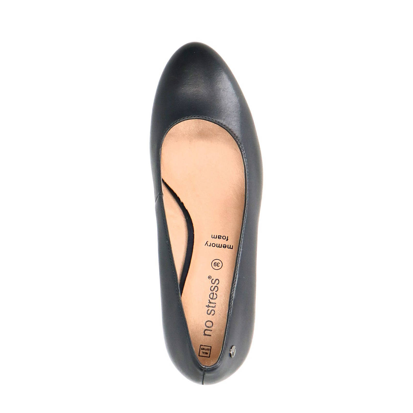 No Stress leren pumps donkerblauw | wehkamp
