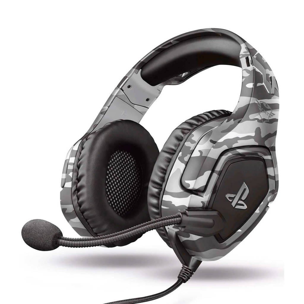 Trust  GXT 488 Forze PS4 Official Licensed gaming headset, Zwart, zilver