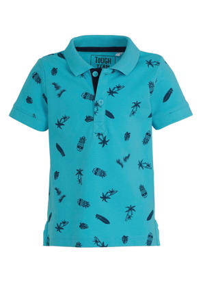polo van biologisch katoen blauw