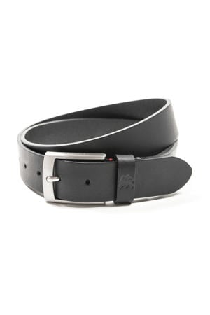 leren riem Bud zwart