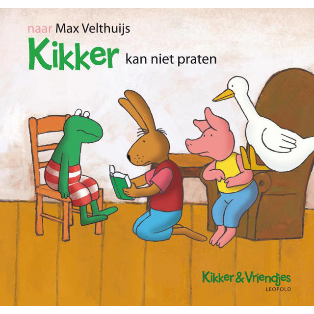 voorkant Tijdens ~ Effectiviteit Max Velthuijs Kikker & Vriendjes: Kikker kan niet praten | wehkamp