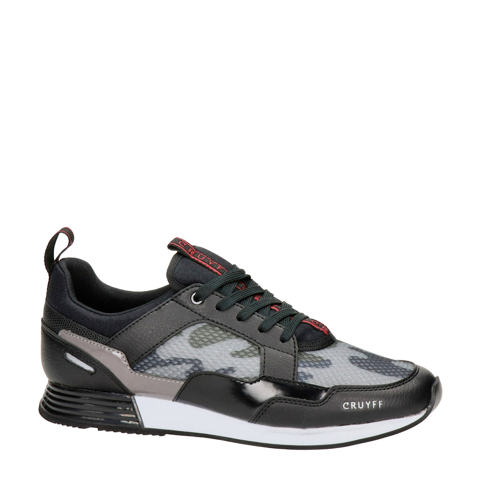 Cruyff Maxi sneakers zwart/camouflage | wehkamp