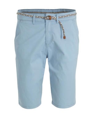 straight fit bermuda lichtblauw