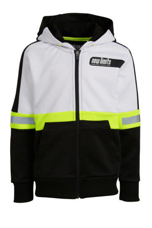 vest zwart/wit/geel