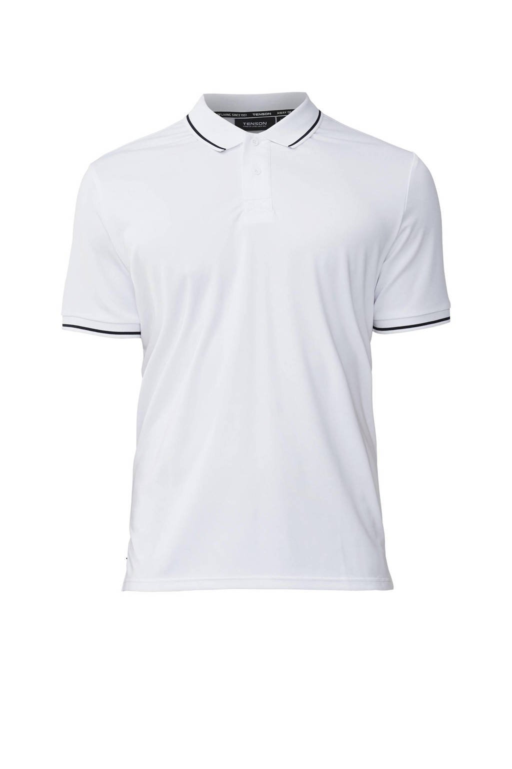 Tenson sportpolo Zerio wit, Wit