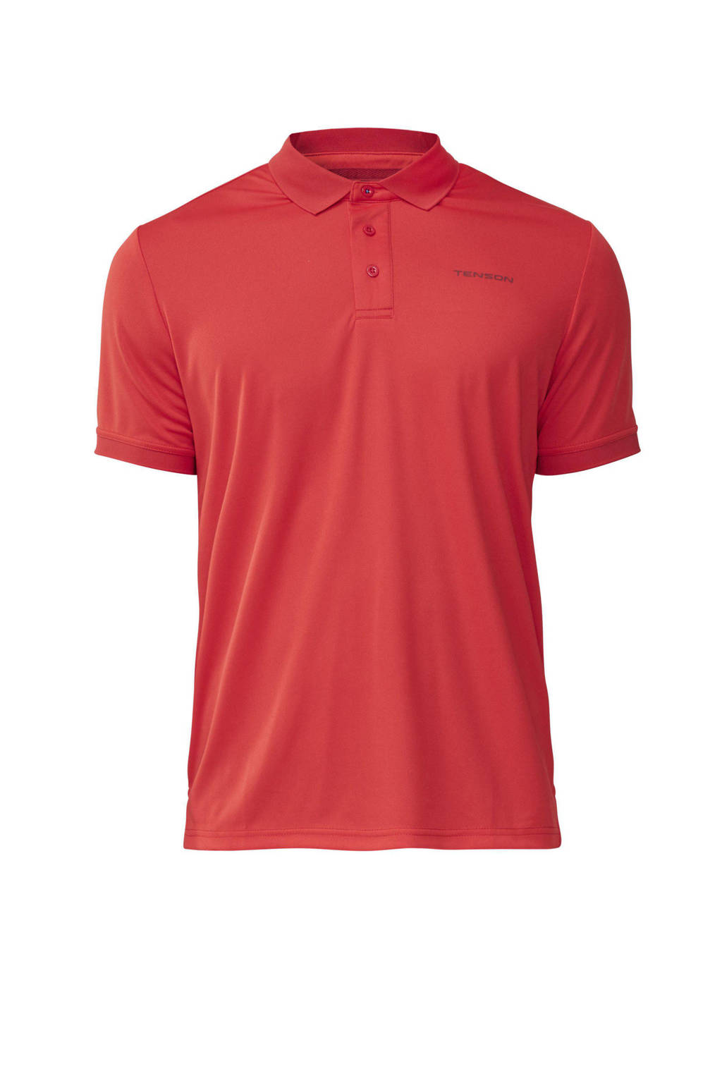 Rode heren Tenson outdoor polo Brad met korte mouwen