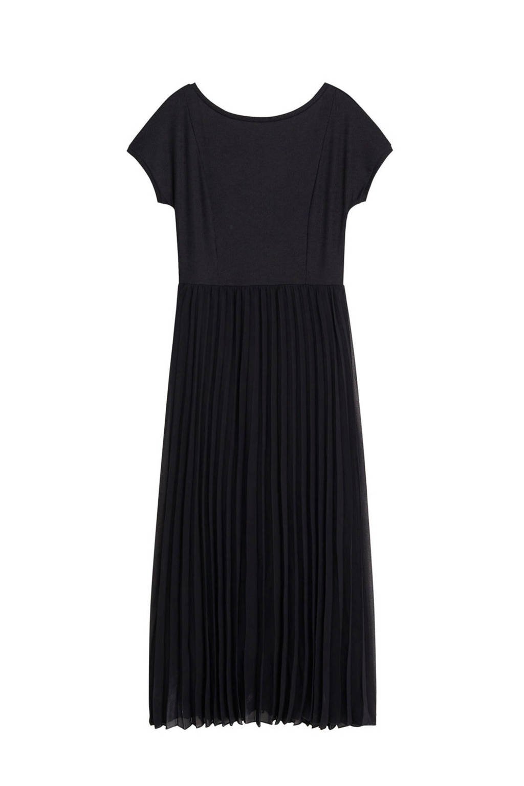 Mango semi-transparante jurk zwart, Zwart
