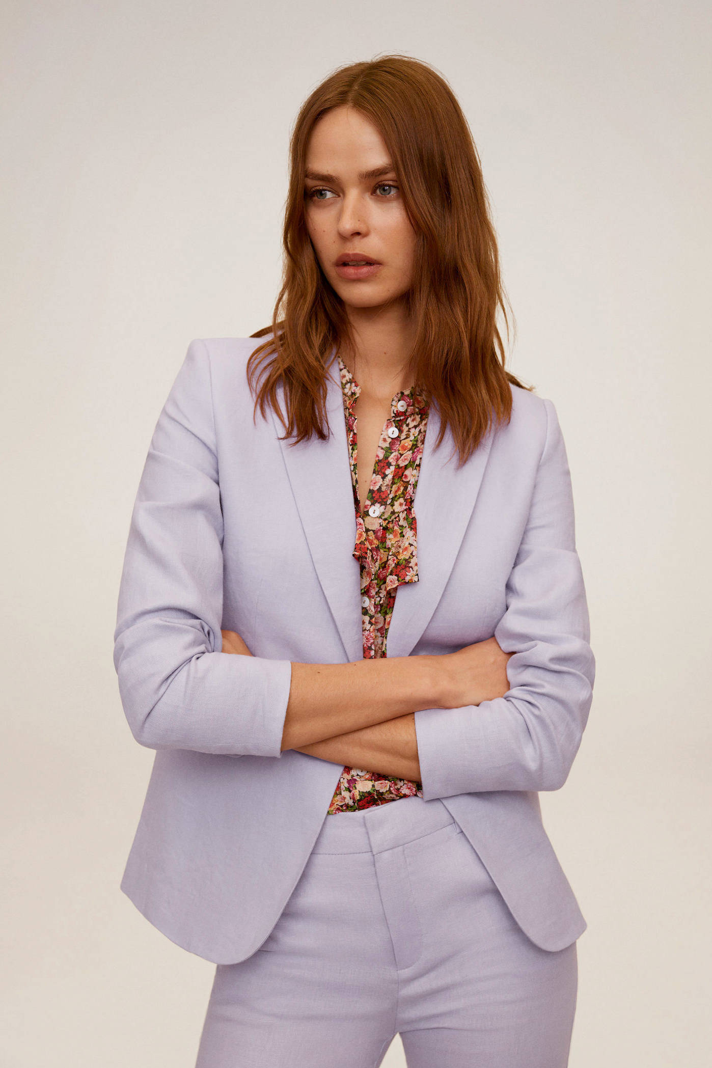 linnen blazer lila linnen blazer lila