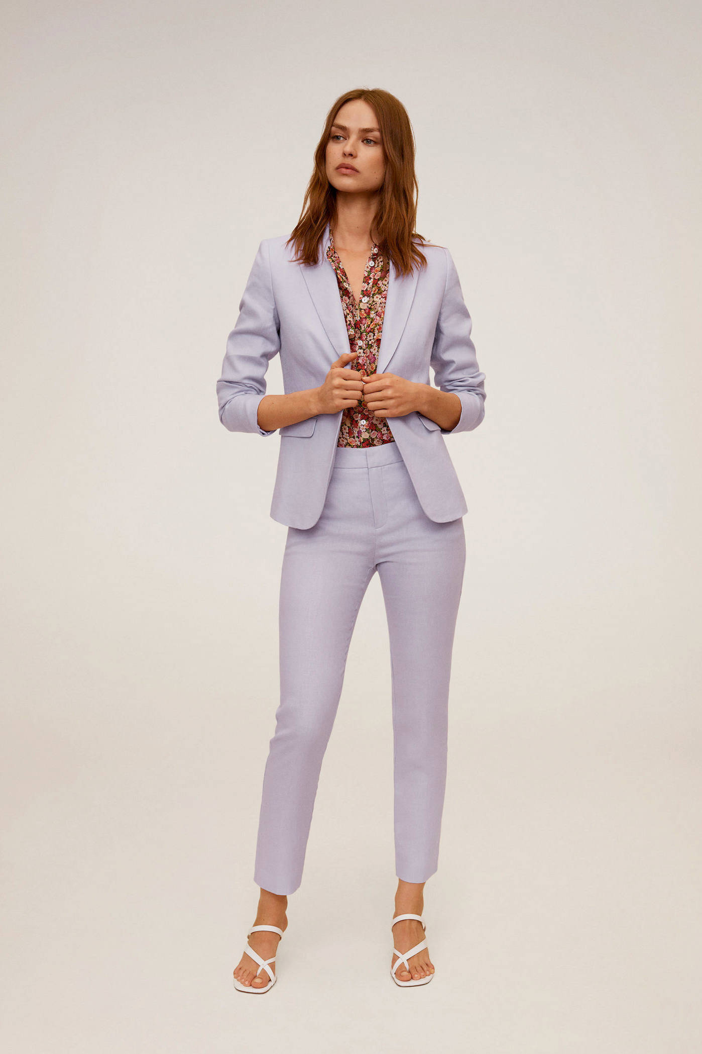 Mango linnen blazer lila | wehkamp Mango linnen blazer lila | wehkamp