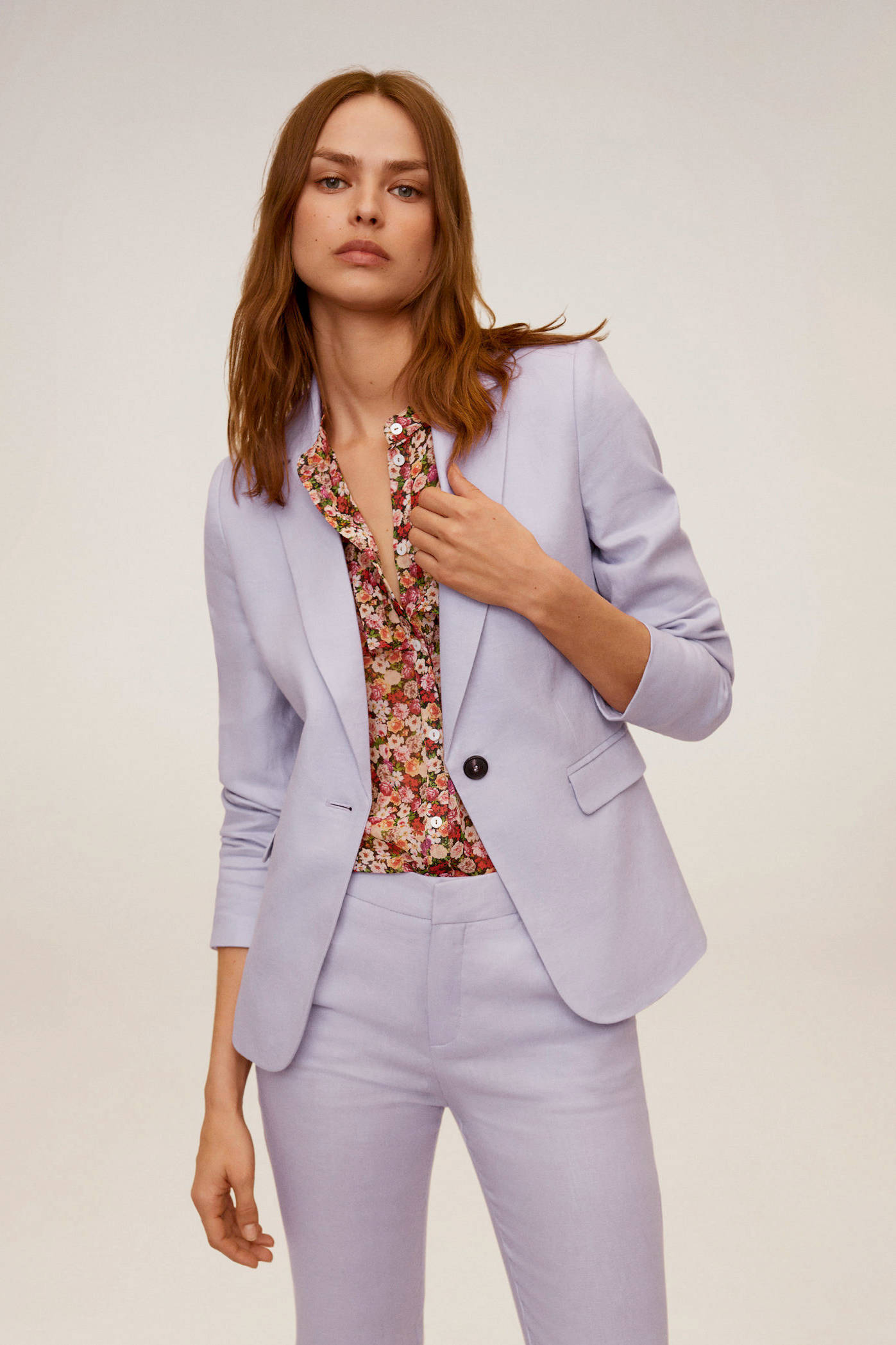 Mango linnen blazer lila | wehkamp Mango linnen blazer lila | wehkamp