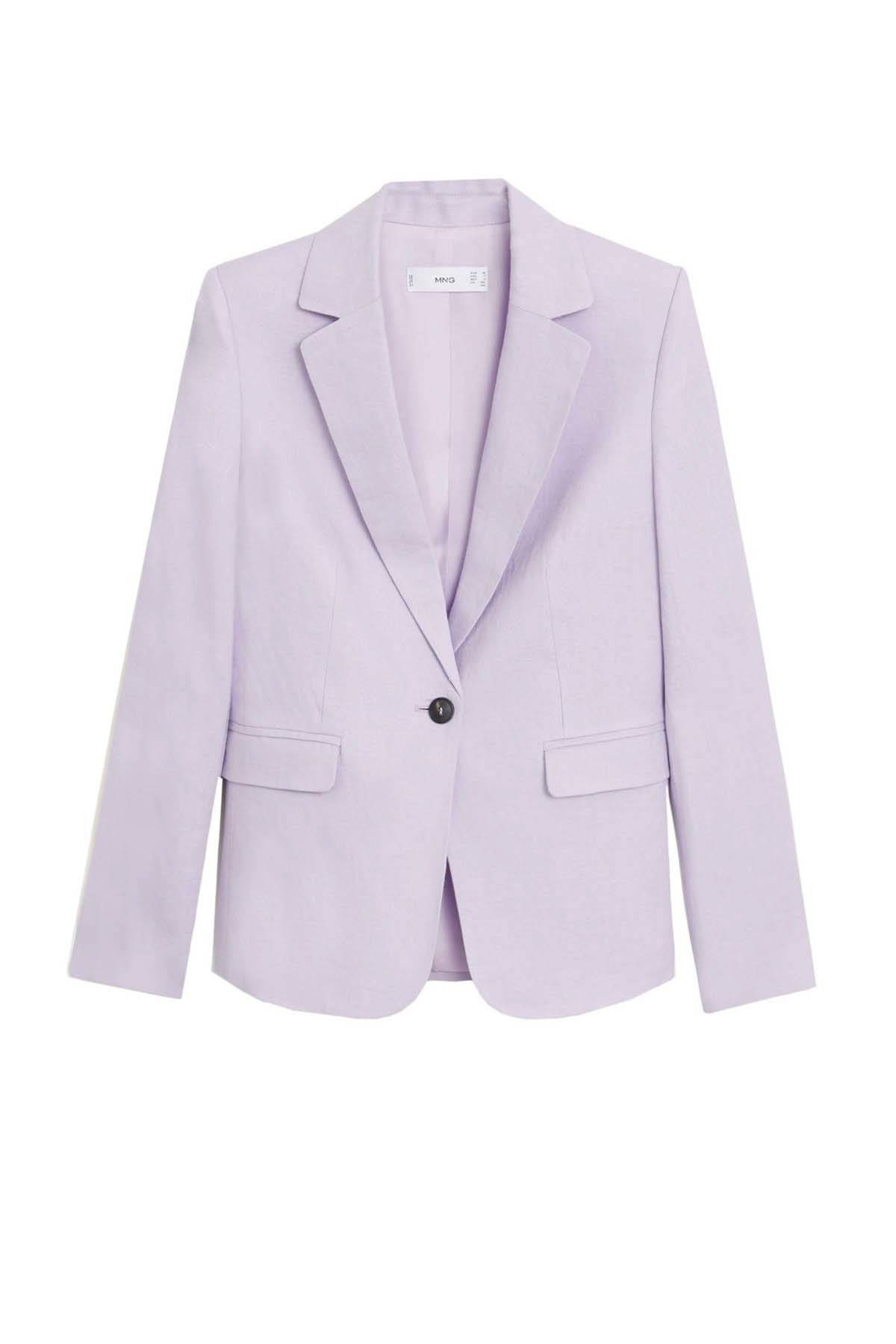 linnen blazer lila linnen blazer lila