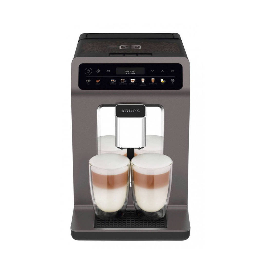 Krups EA895E volautomatische espressomachine, Grijs