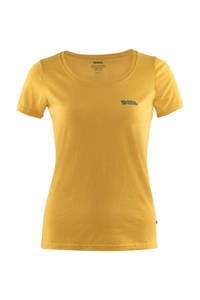 Fjällräven outdoor T-shirt geel